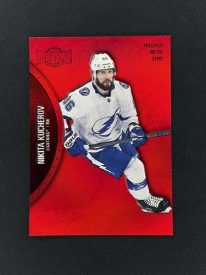 2021-22 Skybox Metal Universe - Nikita Kucherov #70 Precious Metal Gems Red /100