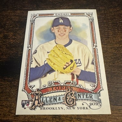 Roki Sasaki 2025 Topps Allen And Ginter A&G Rookie RC Card #92 | eBay