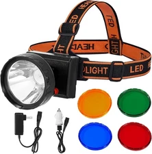 4W Dimmable LED Hunting Lights 25000 LUX(200LM) Hunting Headlamp IPX5 Waterproof