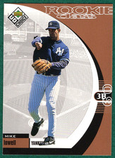 Mike Lowell - 1999 Upper Deck UD Choice #23 - New York Yankees Rookie Class Card. rookie card picture