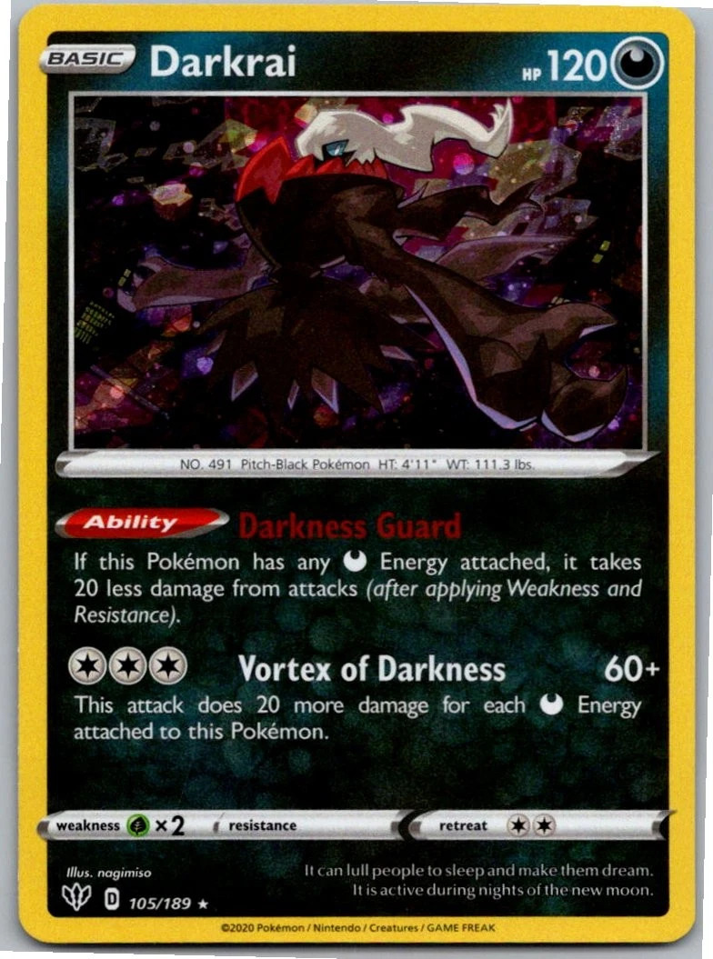 Preços baixos em Cartões TCG Darkrai Pokémon | eBay