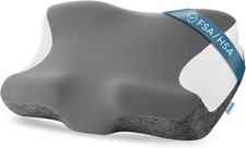 Cervical Neck Pillow Neck Pain Relief CPAP Pillow Side Back  Stomach Sleepers