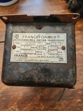 Franceformer 5LAY-04 Interchangeable Ignition Transformer Not Tested As-is