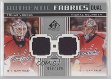 2011-12 SP Game Used Edition 98/100 Tomas Vokoun Michal Neuvirth #AF2-NV 13h2