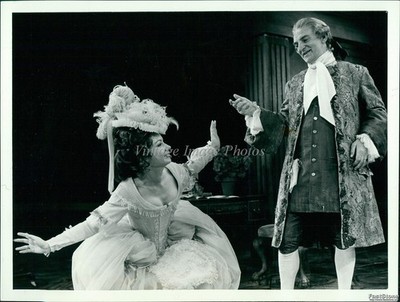 1970 Photo Helen Carey Actor Stephen Murray In School For Scandal Theater 7x9