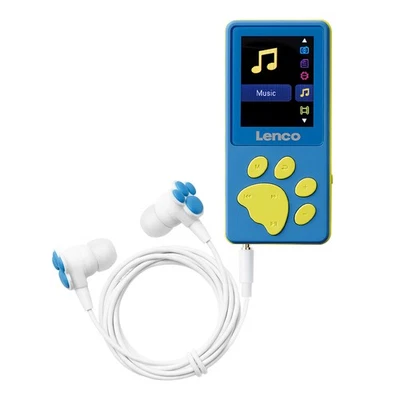Lenco, Kinder MP3/MP4 Player 8GB mit 1,8" Display & Aufnahme, Blau - Bild 1 von 4