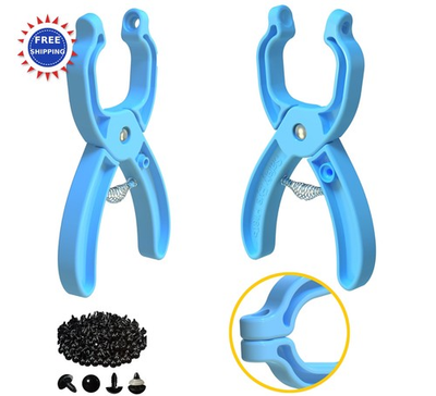 #ad Safety Eyes Tools Attaching Crochet Amigurumi 5 30mm 1pcs GEOCCI Auxiliary Blue $20.00