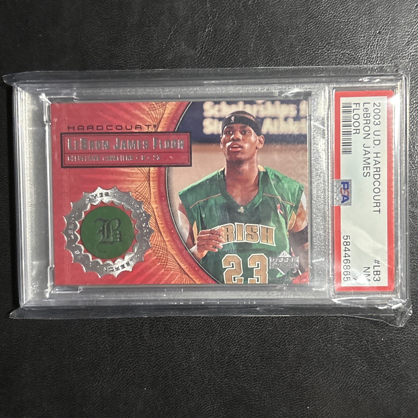 Lebron James-2003 Upper Deck #LB3 (PSA 7-Near Mint) Hardcourt Floor- Rookie (RC)