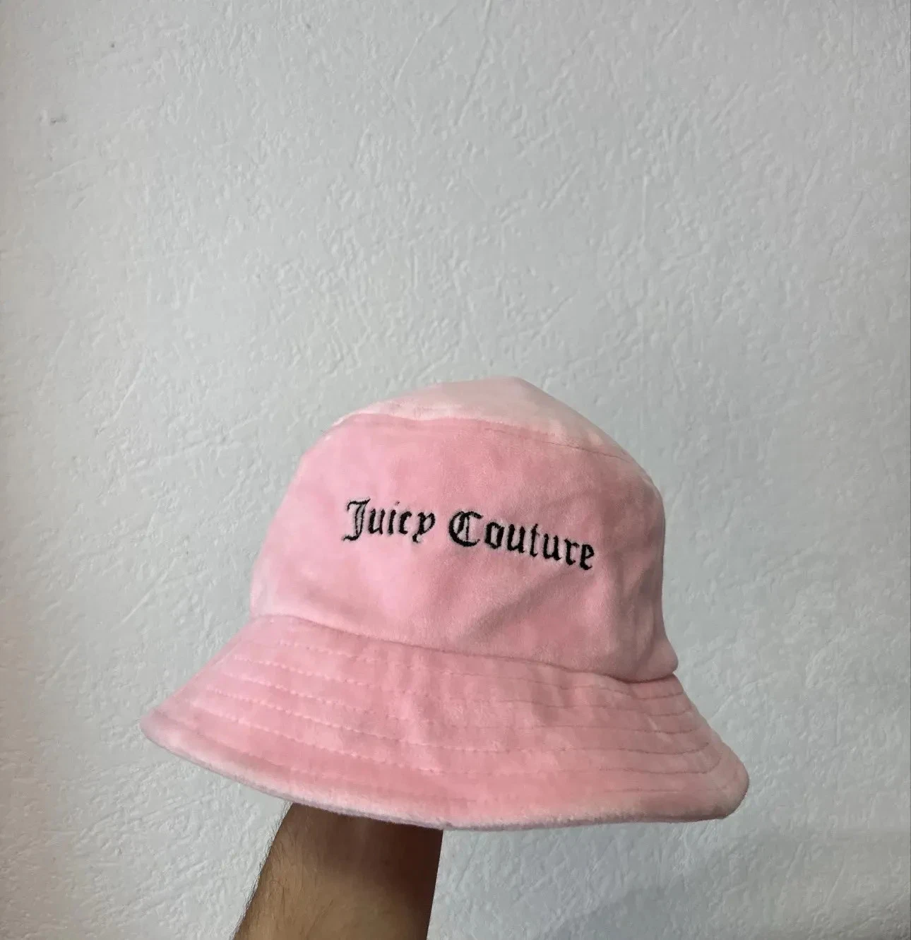 Juicy Couture Women’s Panama Hat Big Logo Pink