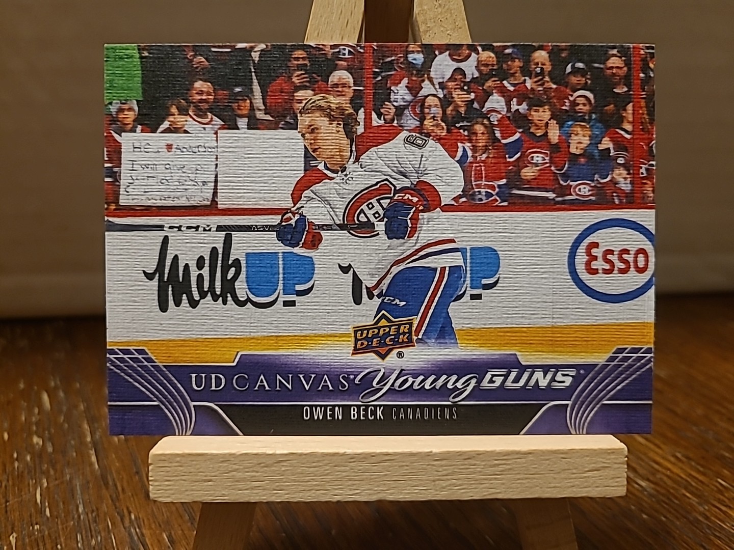 2023-24 Upper Deck Series 1 - Ud Canvas Young Guns Owen Beck #C102 (RC)