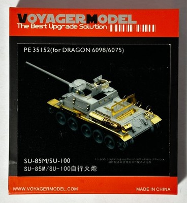 RARE Voyager Model PE35152 1/35 Scale SU-85M/SU-100 Detail Set for Dragon Kits