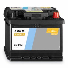 Exide Excell EB442 12V 44Ah 420A Blei-Säure Autobatterie 50Ah 60Ah 62Ah