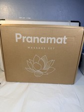 Pranamat ECO Acupressure Massage Mat & Pillow Set Black Original Box Wellness