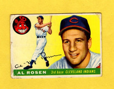 1955 Topps Al Rosen #70 Cleveland Indians Good- FREE SHIPPING