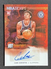 Cam Christie 2024-25 Panini Hoops Hot Signatures Auto RC #HSR-CAM -b