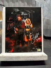 Killer Kevin Karrion Kross Scarlett Bordeaux Signed 8x10 Photo MAS COA WWE NXT