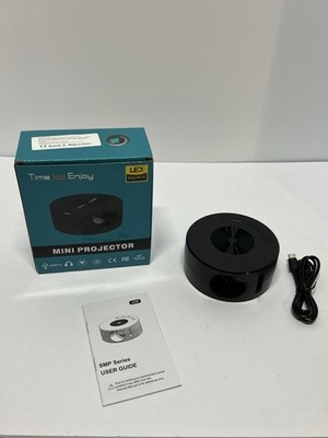 Time to Enjoy Mini Led Projector W/ Wire Mirroring Function Round New