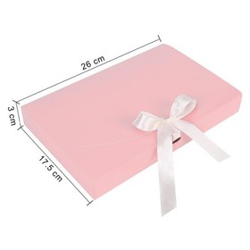 10 PCS Rectangle Gift Box with Ribbon Bowknot Scarves Shirt Lingerie Wrapping...