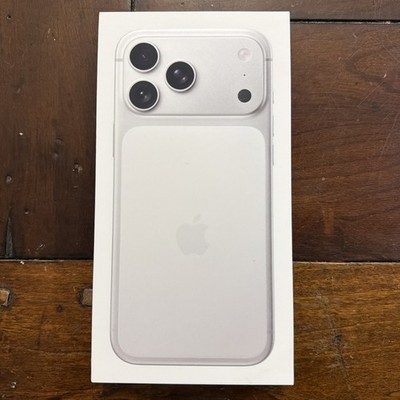 iPhone 17 Pro Max Silver Empty Box Only Model A3257