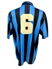 MAGLIA INTER BATTISTINI MATCH WORN INDOSSATA SHIRT JERSEY CAMISETA 1992/1993 COA