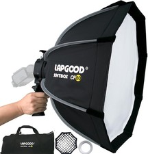 Bowens Mount Softbox 32''/80CM Handheld Quick Set-up, S-Type Bracket Compatib...