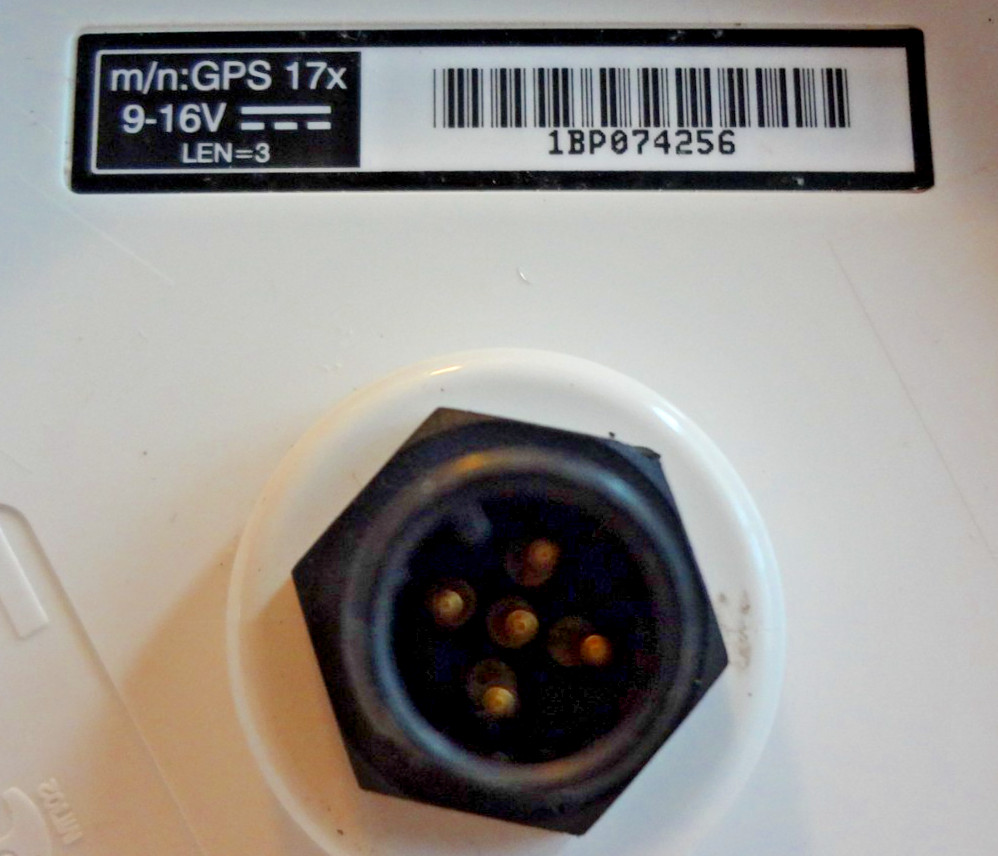 Garmin GPS-17X NMEA 2000 N2k GPS Puck Antenna Sensor w/ Underdeck Mount