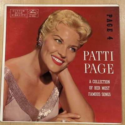 Rare Patti Page 4 1st press mono/misprint 1957 Mercury record EX/VG Tested!