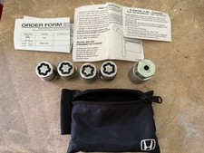 Genuine Oem Hondaacura Factory Wheel Lock Set 22mm 08w42-tk4-101 14x1.5 Thread