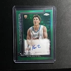 Kon Knueppel RC 2025-26 Topps Chrome Rookie Auto Green Refractor 7/99 JERSEY #