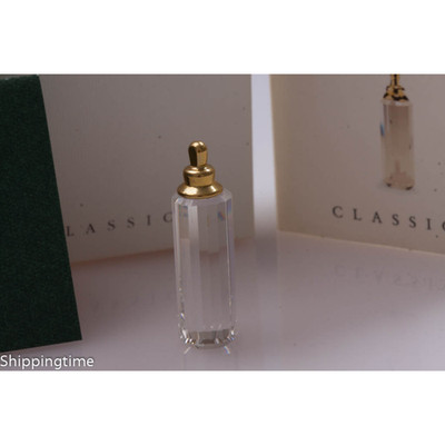 Swarovski Figurine Crystal Memories -Baby's Bottle Gold 171158