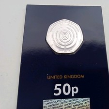 2021 PROOF JOHN LOGIE BAIRD 50 FIFTY PENCE COIN UNCIRCULATED 