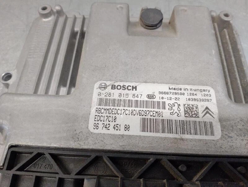 9674245180 centralina motore per PEUGEOT 207 SW (WK ) 1.6 HDI 2007 5499327 - Immagine 4 di 4