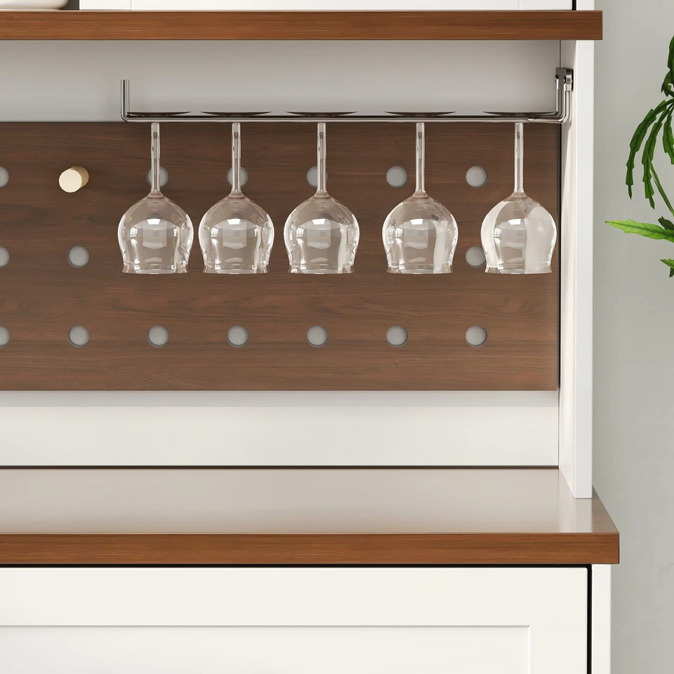 Armário de armazenamento elegante com luz LED para cabana de cozinha - Imagem 3 de 4