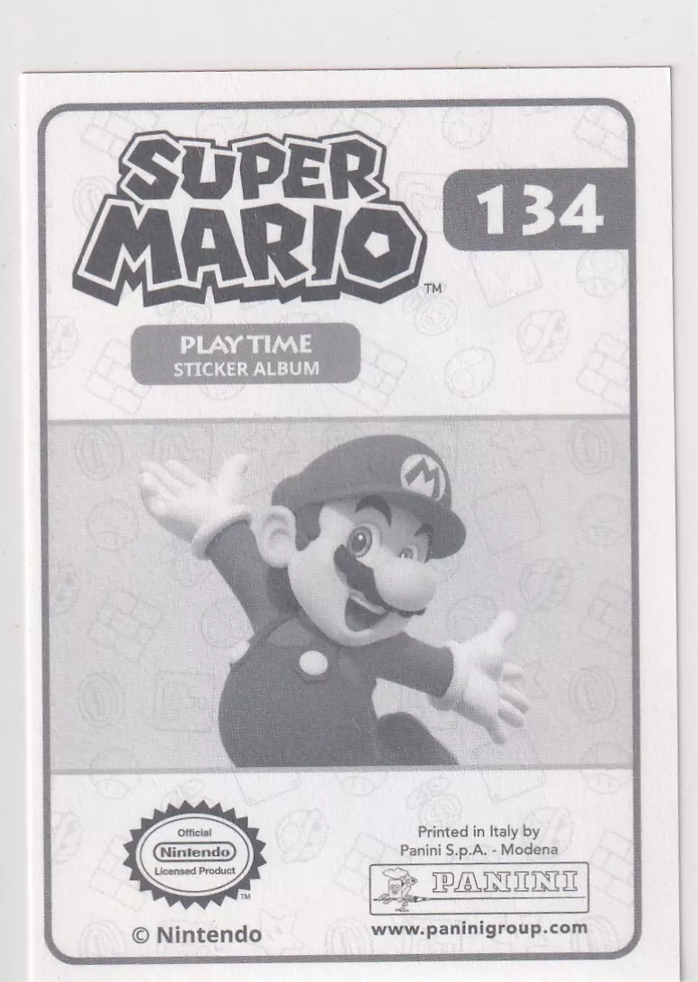 PANINI SUPER MARIO PLAY TIME 2023 FULL COMPLETE ALBUM 176 STICKERS -  PORTUGAL ED