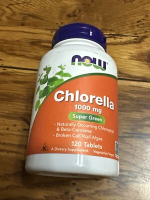 NOW FOODS Chlorella 1000 mg - 120 Tablets