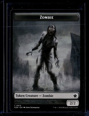 Zombie / Goblin - Token - 15/18 - FDN - NM - MTG Magic the Gathering