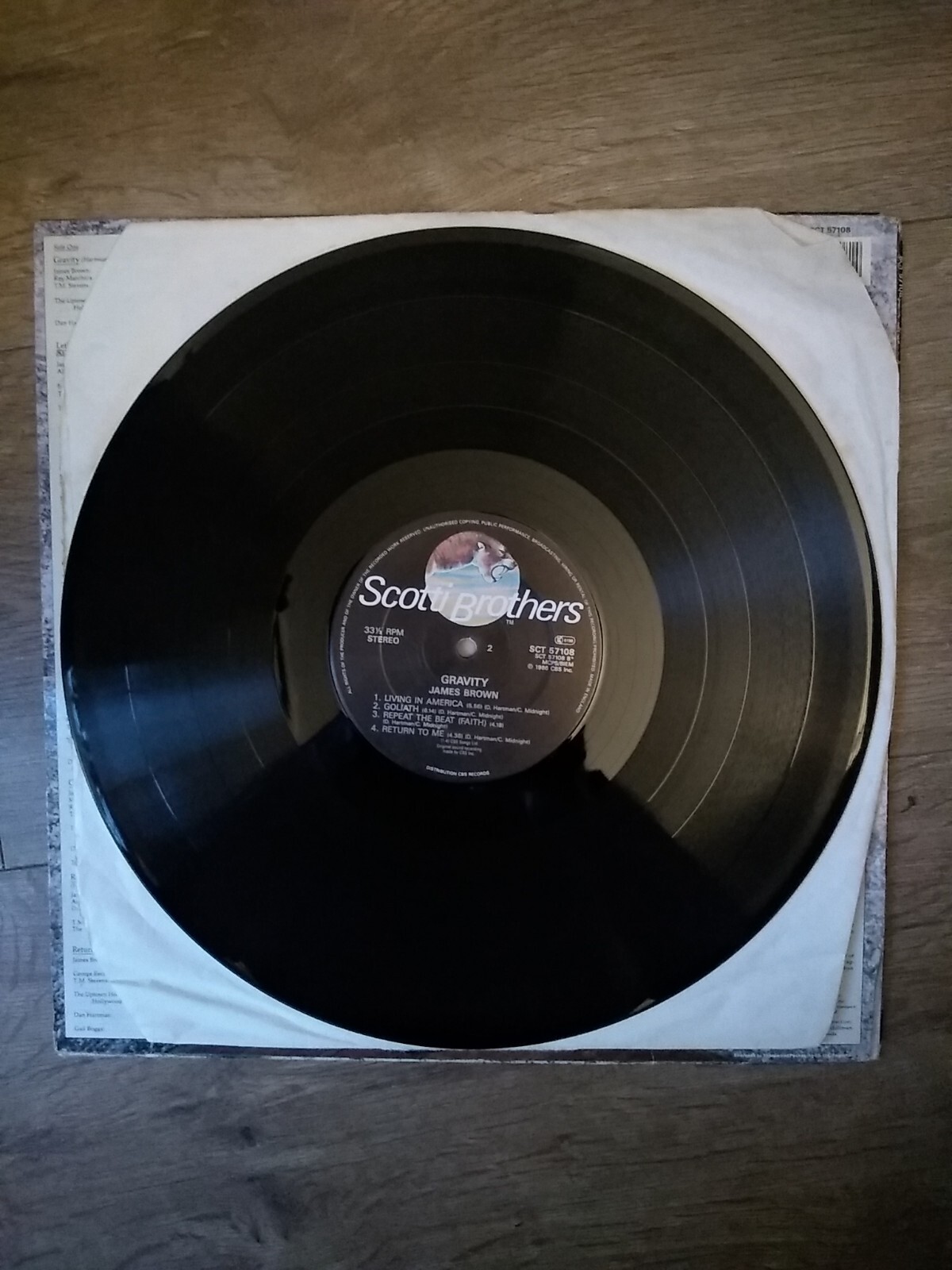 James Brown / Gravity Vinyl Album.