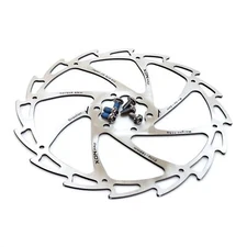 1 or 2pcs XON 6 Bolts Stainless 180mm/203mm MTB Road Bike Disc Brake  Rotor