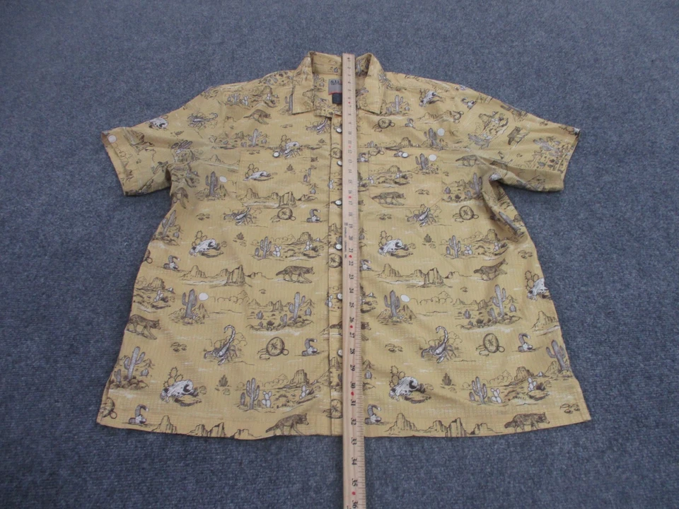 511 Tactical Shirt Adult XL Yellow Button Collared Hiking Fishing Desert Mens - Image 3 of 4