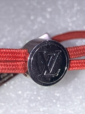 Louis Vuitton Bracelet Space Lv M67418 Red W Gift Box & Shopping
