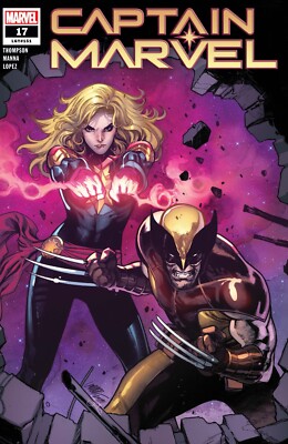 CAPTAIN MARVEL #17 Pepe Larraz Variant Cover Marvel Comics LGY#151 July 2020