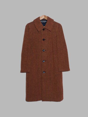 Junya Watanabe Comme des Garcons AW1997 orange wool coat with underarm gusset - Bild 1 von 12