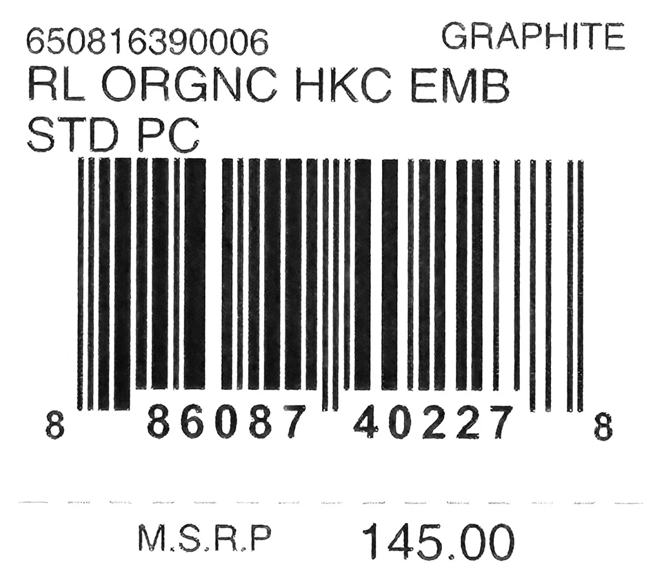 $360 NUEVO RALPH LAUREN HOME QUEEN SÁBANA PLANA Y 2 FUNDAS DE ALMOHADA 624TC GRAFITO Foto 3 de 4