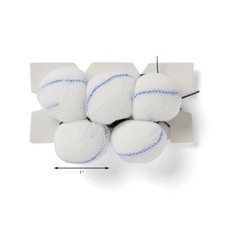 X-Ray Detectable Double-Strung Tonsil Sponge, Sterile, Size S, 7/8", Pack of 5