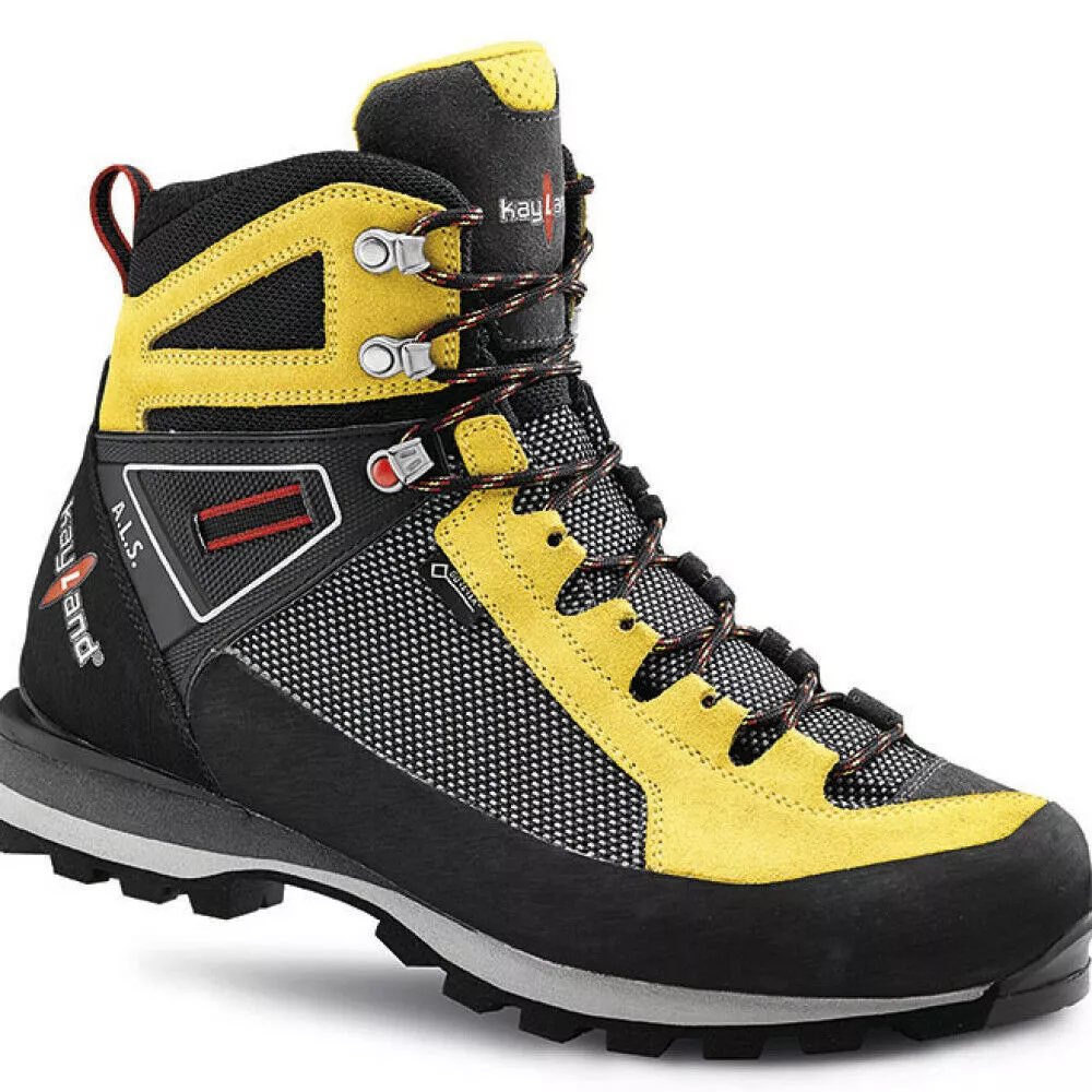 Shoes Trekking Mountain Climbing Hiking Kayland cross Mountain GTX Yellow