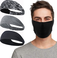 Fitness Sports Sweatband Men Sweatband Headband Elastic Yoga Headwrap Hair Band