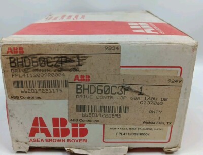 ASEA BROWN BOVERI BHD60C3P-1 / BHD60C3P1 (NEW open BOX) in box