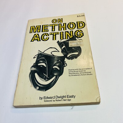 On Method Acting Paperback Edward Dwight Easty Vtg