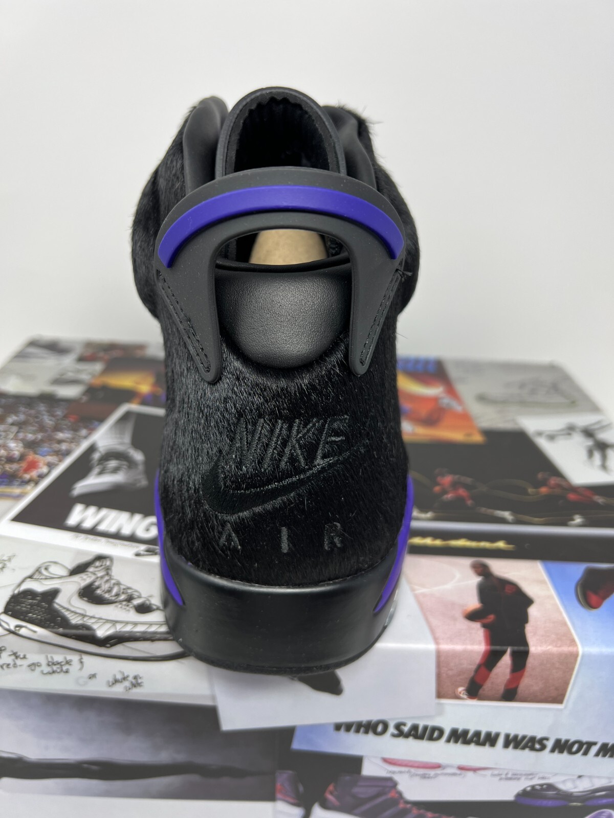 Air Jordan 6 Retro x Social Status Pony Hair 2019 AR2257 005 Uomo Taglia 11