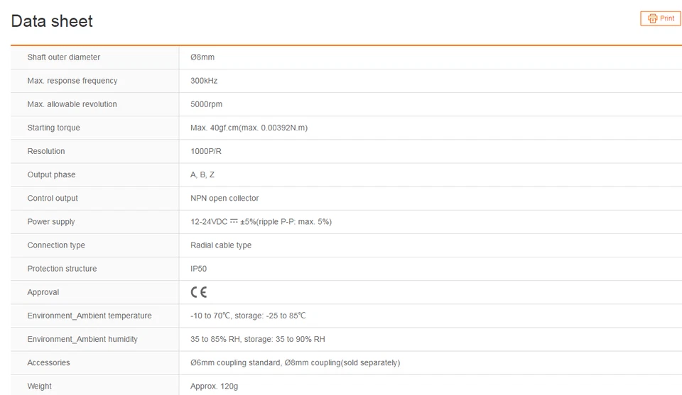 Autonics E40S8-1000-3-N-24 Rotary Encoders Incremental Type NPN New 1PCS ✦KD - Image 4 of 4